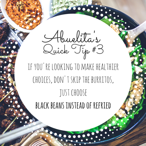 Abuelita’s Quick Tip #3: Black vs Refried Beans